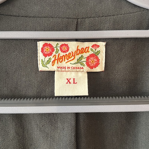 Honeybea Long Quilt Coat Made With Vintage Quilts One Of A Kind L XL - Picture 8 of 8